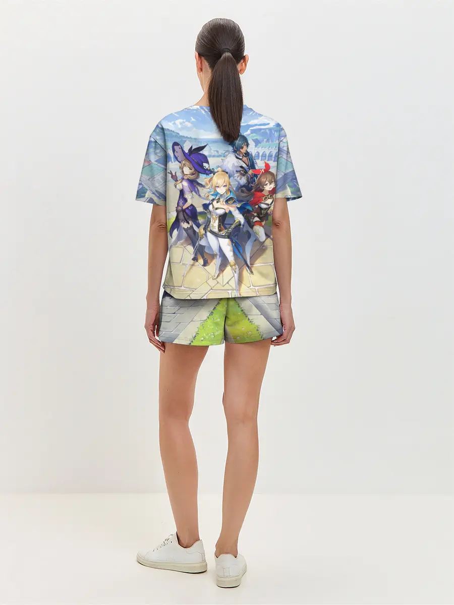 Женская пижама с шортами / Genshin Impact: Ци Ци.