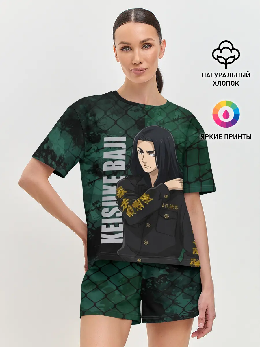 Женская пижама с шортами / Бадзи