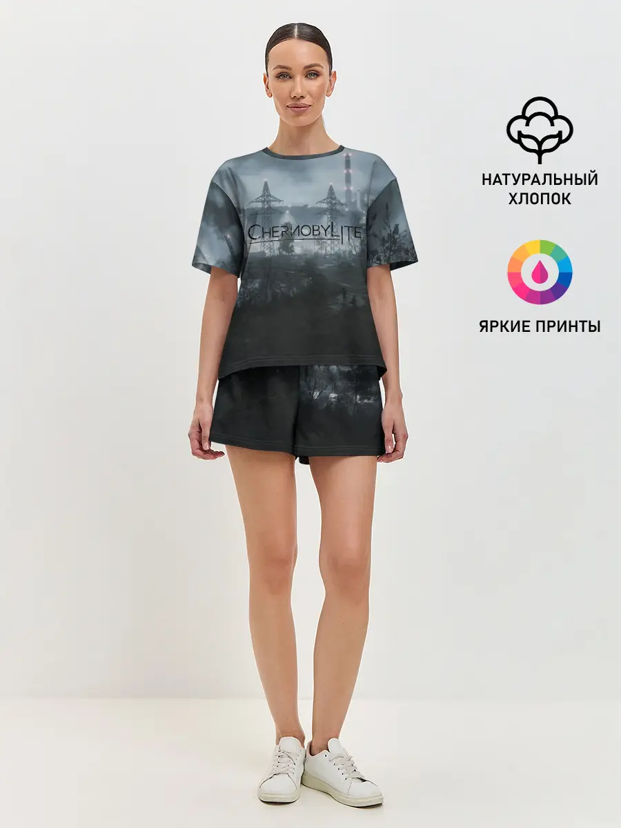 Женская пижама с шортами / Chernobylite - ЧАЭС