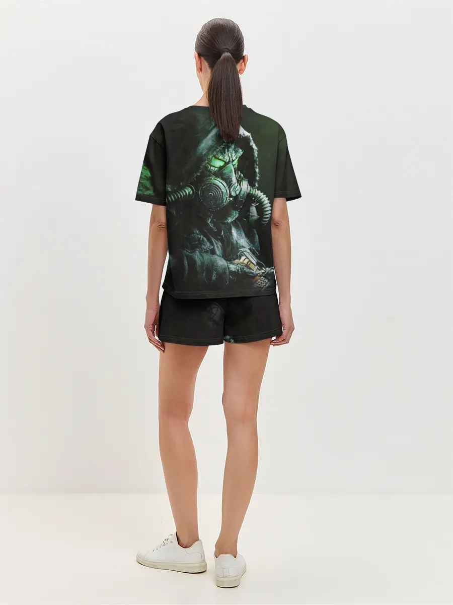 Женская пижама с шортами / Chernobylite - Черный сталкер