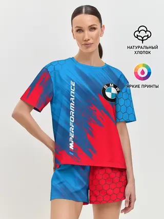Женская пижама с шортами / BMW M PERFORMANCE / БМВ