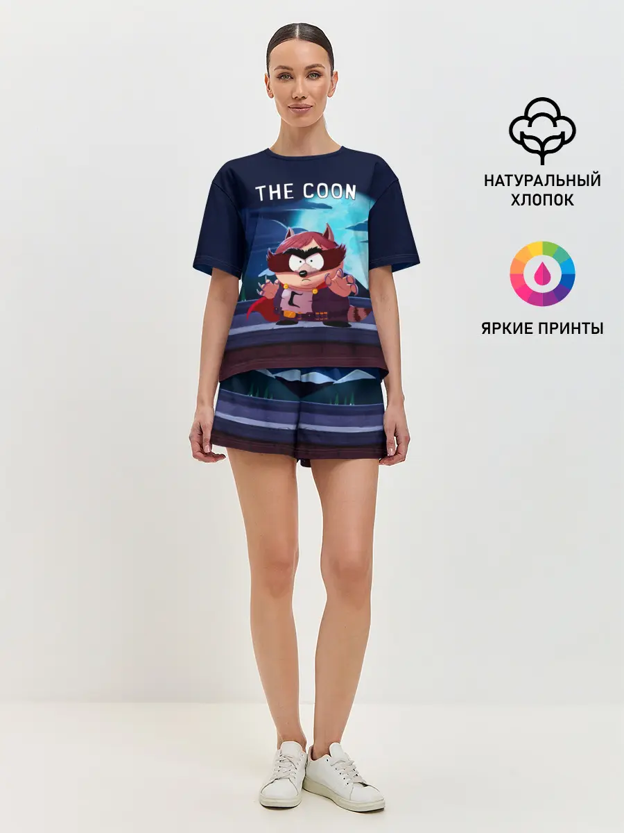 Женская пижама с шортами / The Coon - Енот | Южный Парк