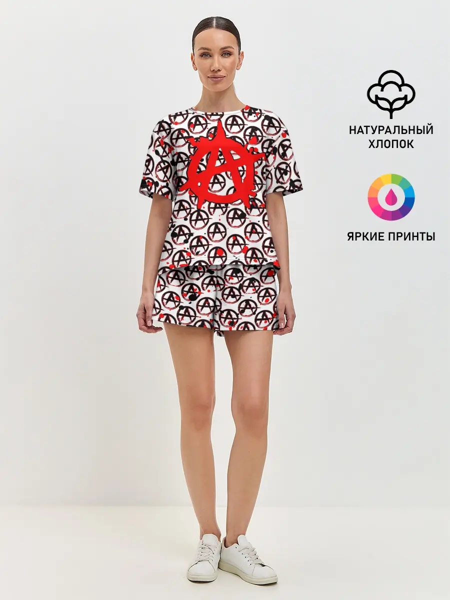 Женская пижама с шортами / Гражданская оборона - Анархия.