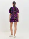 Женская пижама с шортами / Фиолетовый бриллиант
