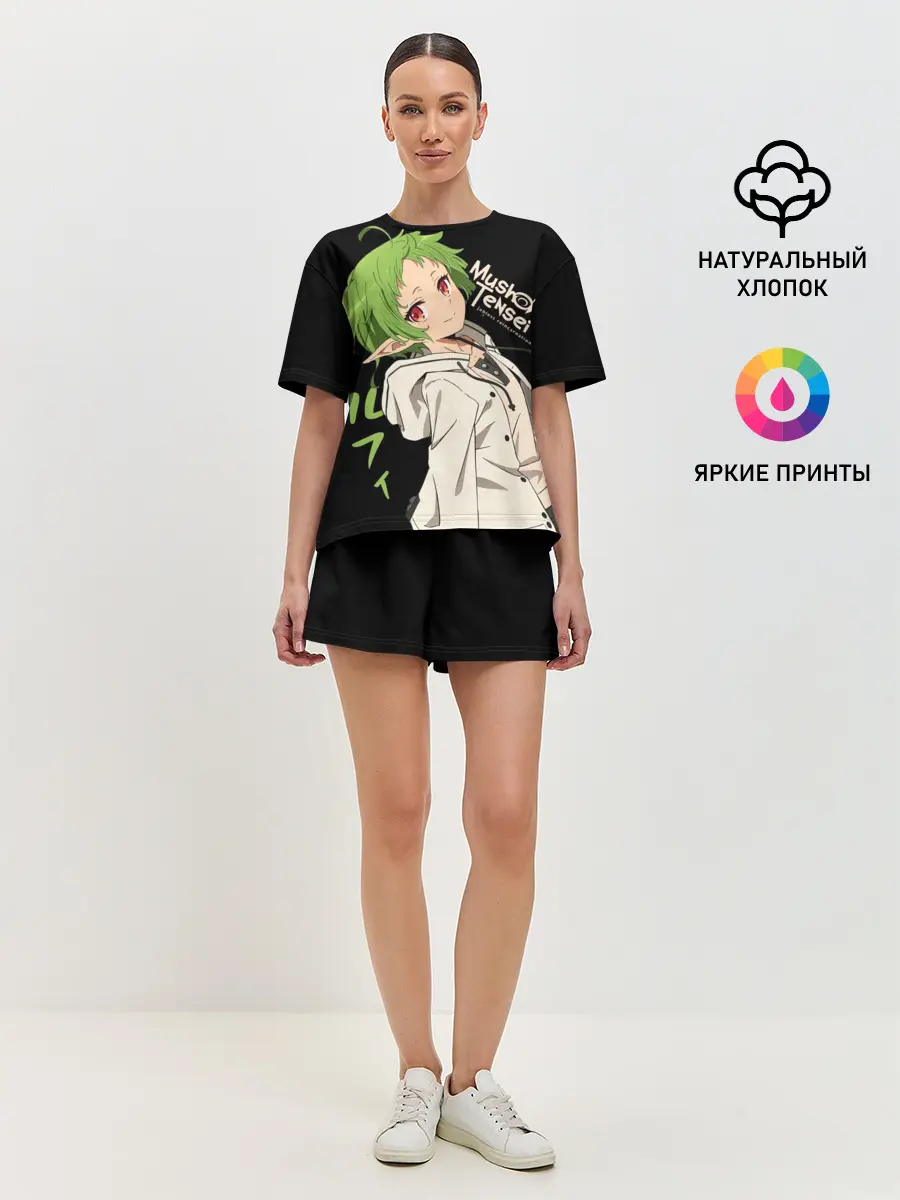 Женская пижама с шортами / Реинкарнация безработного - Сильфи