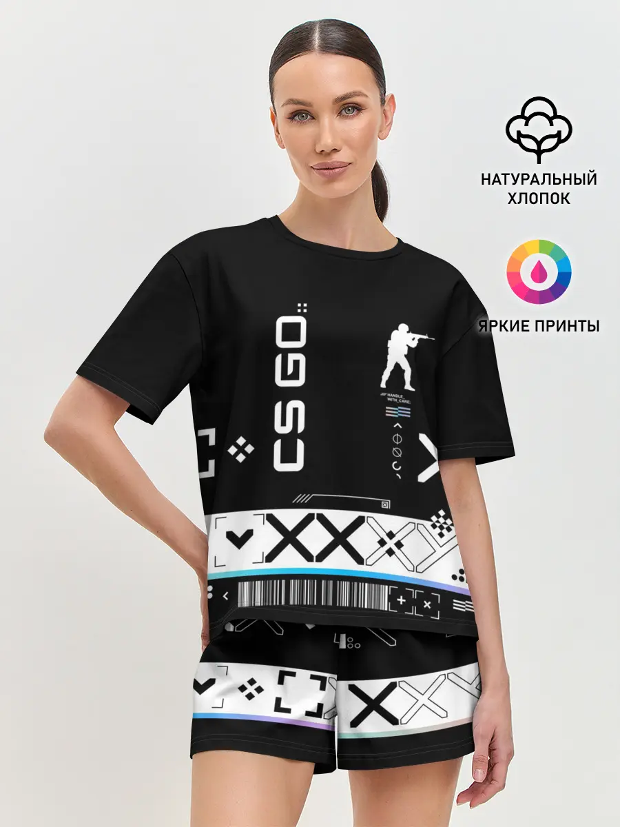 Женская пижама с шортами / Поток информации | СS:GO