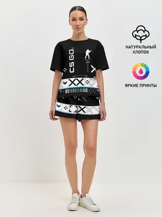 Женская пижама с шортами / Поток информации | СS:GO