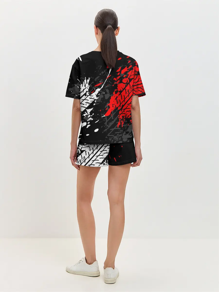 Женская пижама с шортами / TOYOTA RED / TOYOTA SPORT