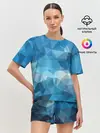 Женская пижама с шортами / Цифровое небо