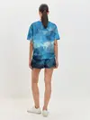 Женская пижама с шортами / Цифровое небо