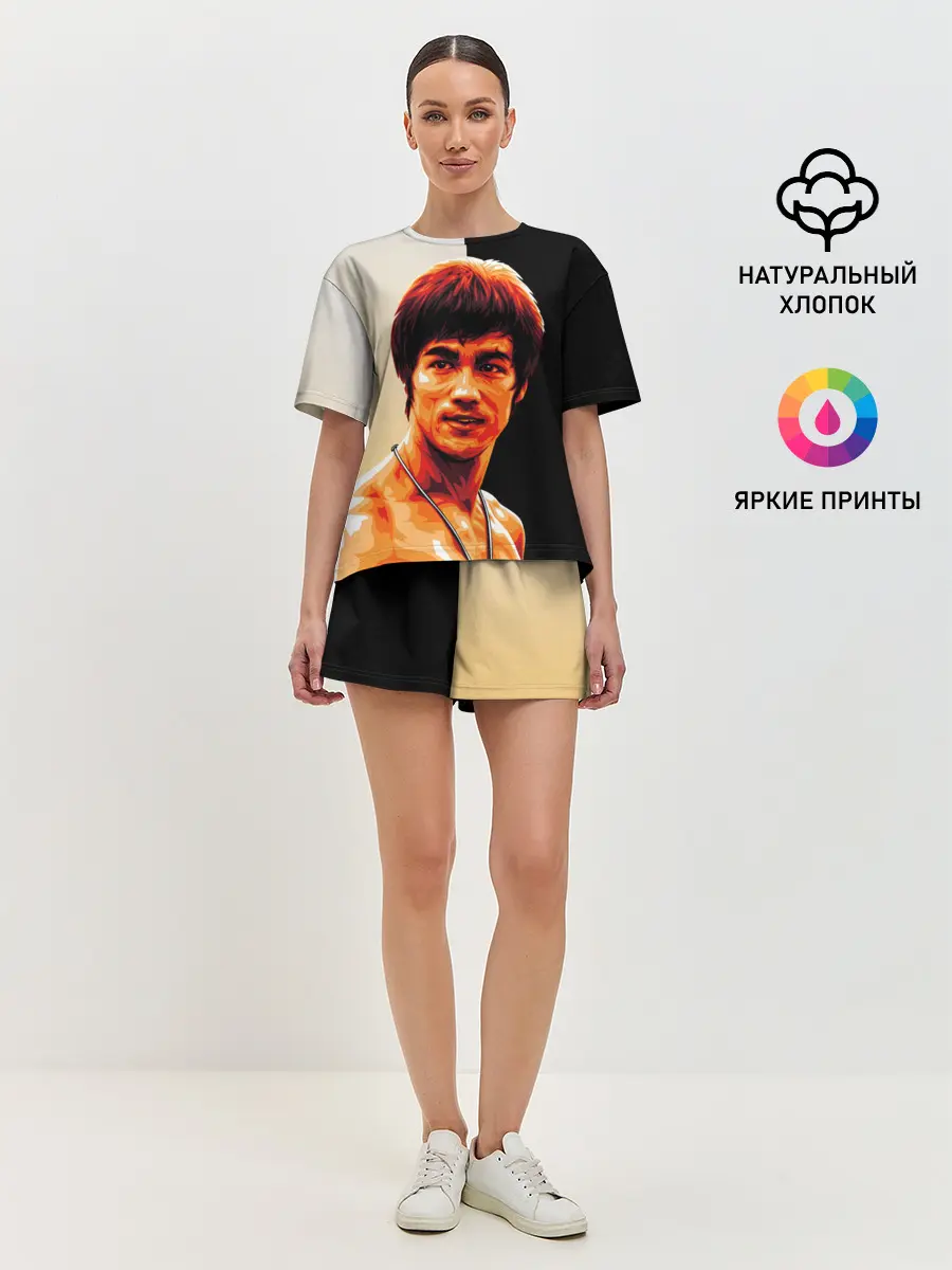 Женская пижама с шортами / Будь водой