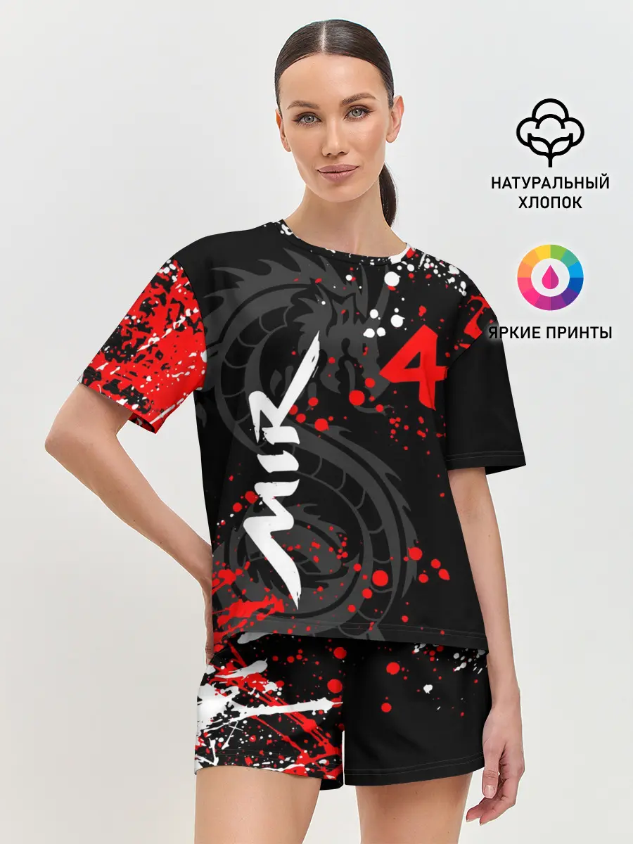 Женская пижама с шортами / MIR 4/ МИР 4