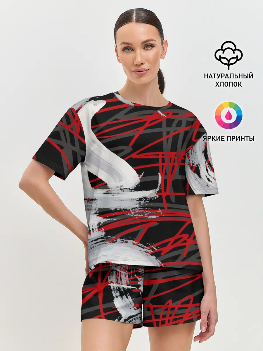 Женская пижама с шортами / Экспрессия