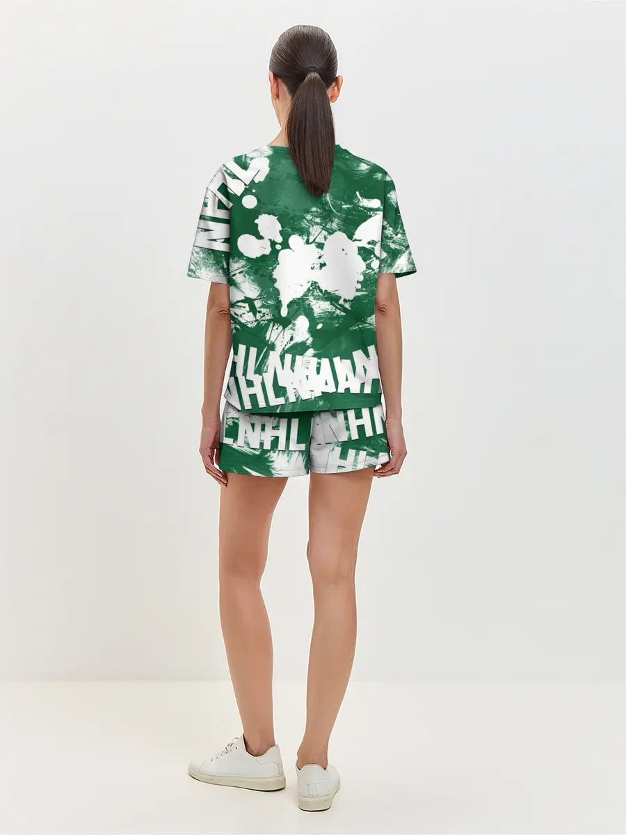 Женская пижама с шортами / Minnesota Wild, Миннесота Уайлд