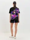 Женская пижама с шортами / Голографический ураган