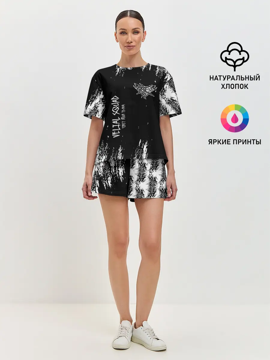 Женская пижама с шортами / Velial Squad | Свет или Тьма
