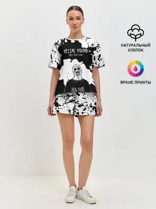 Женская пижама с шортами / Velial Squad свет или тьма,