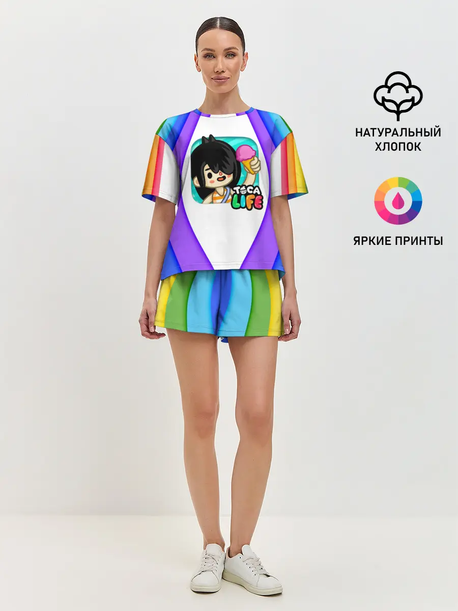 Женская пижама с шортами / Нари | Nari | Toca Boca