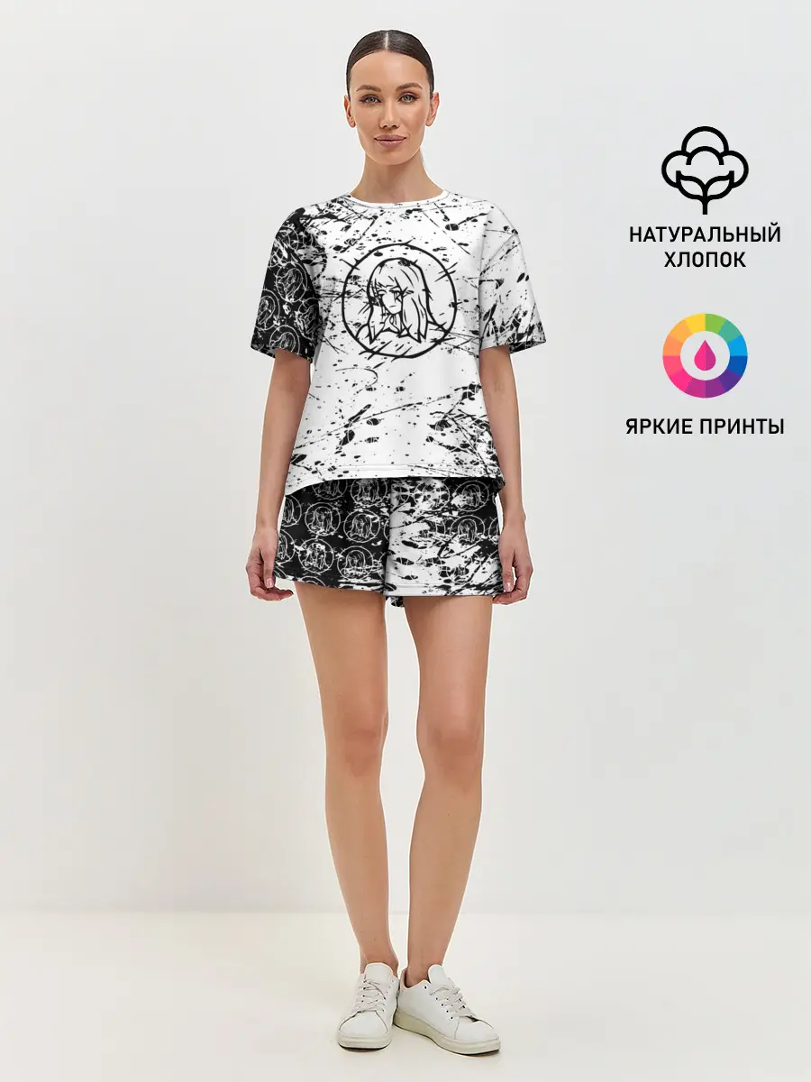 Женская пижама с шортами / velial squad / velial pharaoh