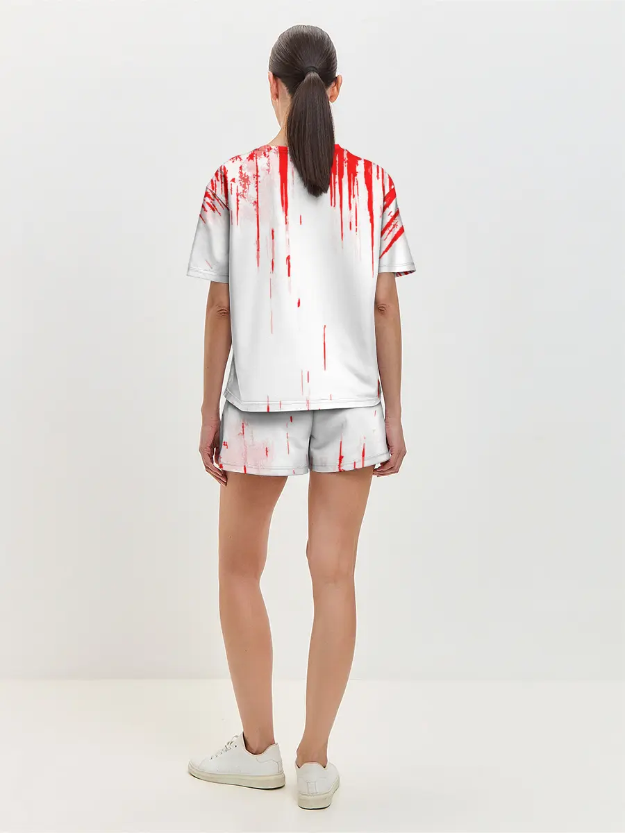 Женская пижама с шортами / velial squad девочка дьявол