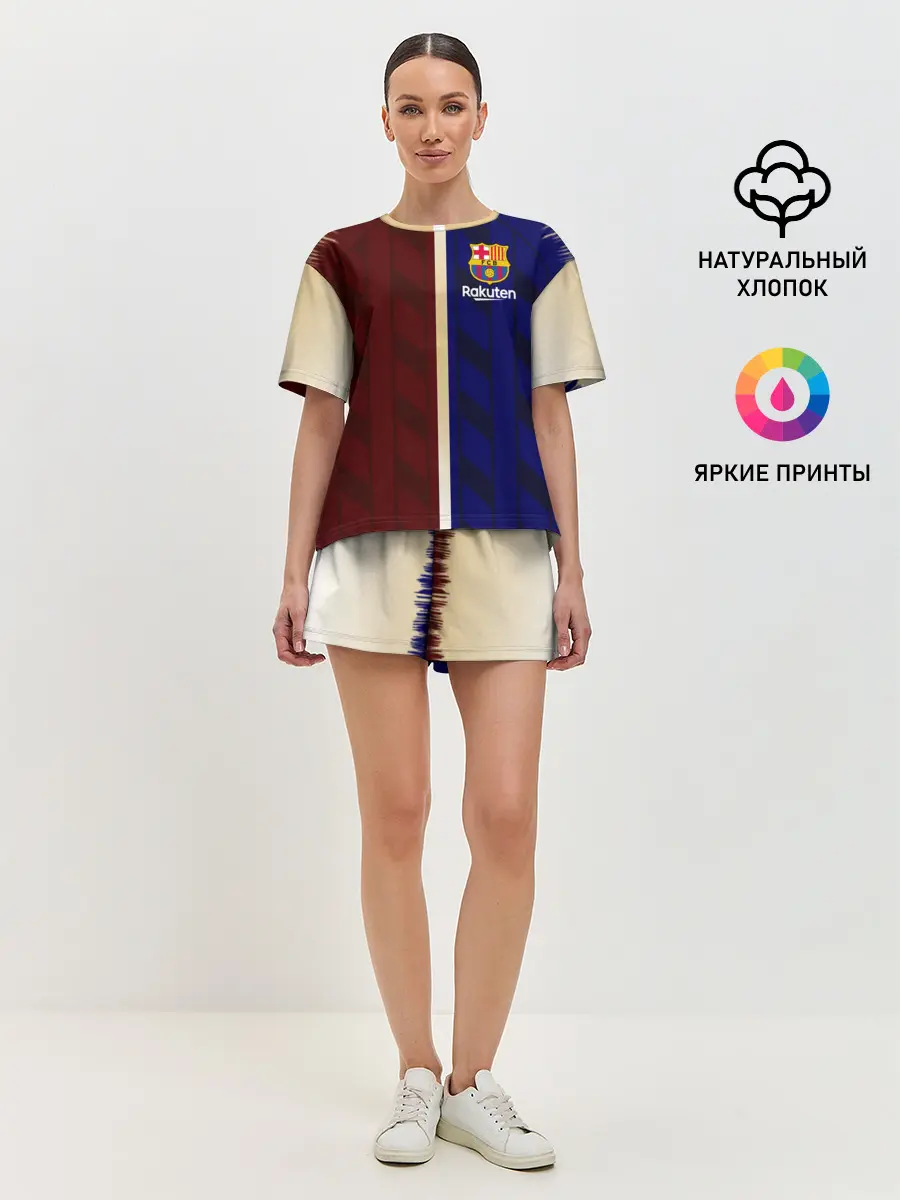 Женская пижама с шортами / Barcelona Форма.