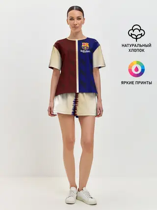 Женская пижама с шортами / Barcelona Форма.