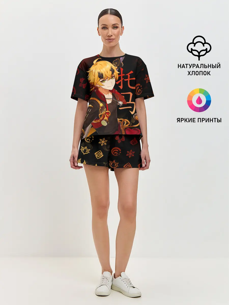 Женская пижама с шортами / Genshin Impact - Тома