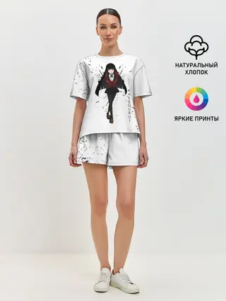 Женская пижама с шортами / Безумный азарт Юмэко Джабами