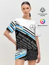 Женская пижама с шортами / MERCEDES-BENZ / МЕРСЕДЕС-БЕНЗ / BLUE