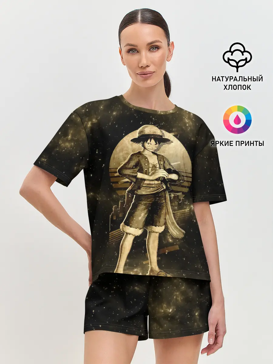 Женская пижама с шортами / Манки Д. Луффи | One Piece