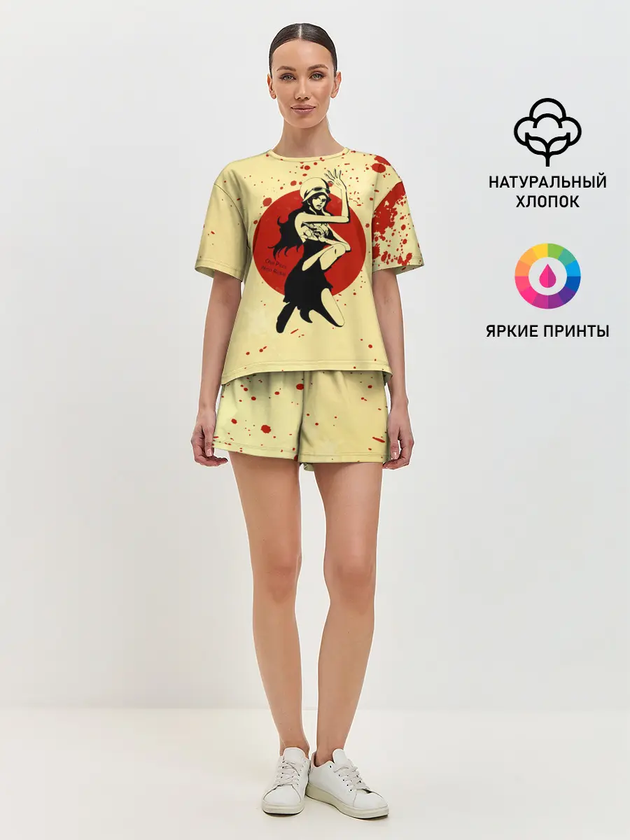 Женская пижама с шортами / Нико Робин | One Piece