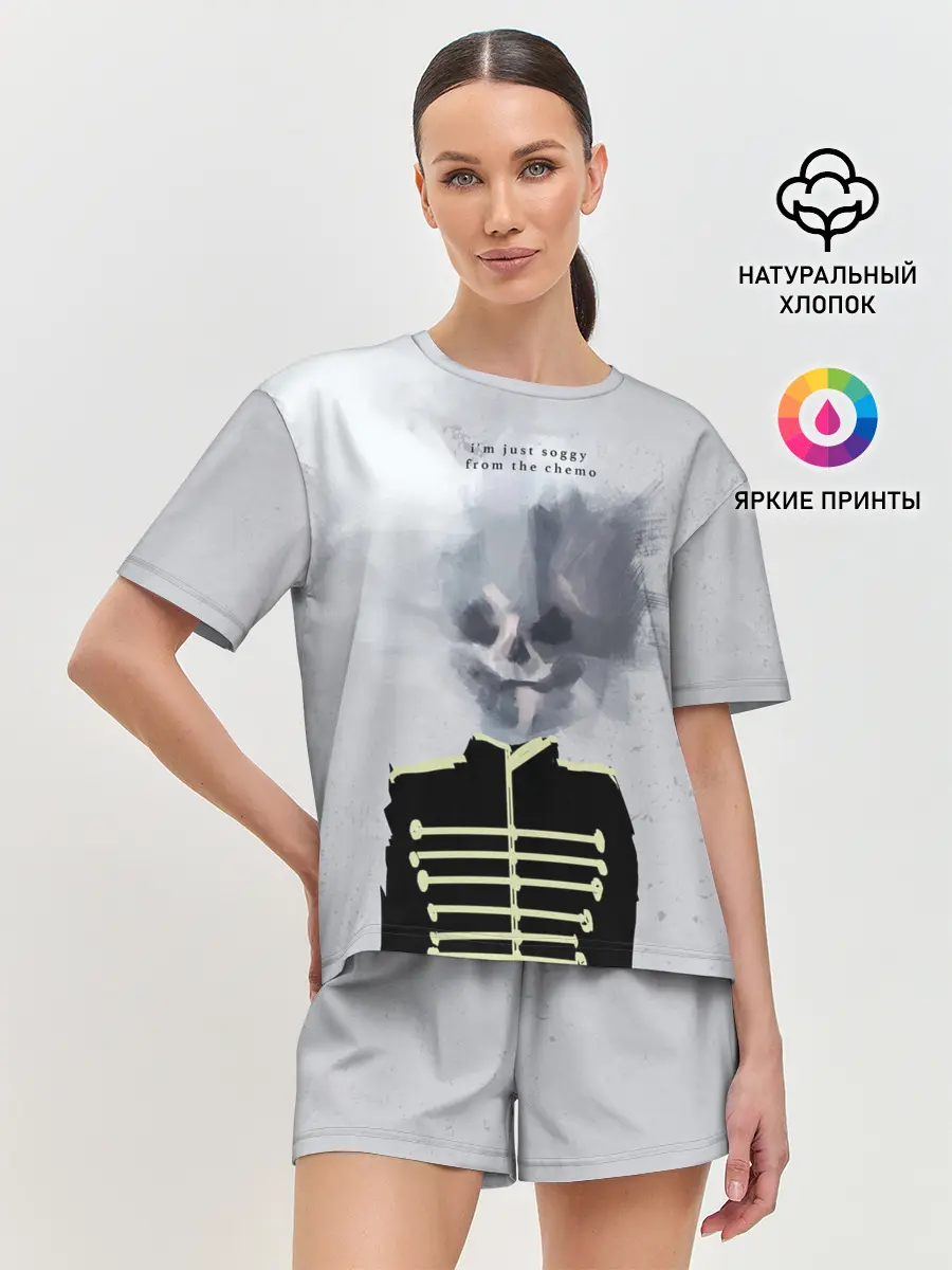 Женская пижама с шортами / Black parade