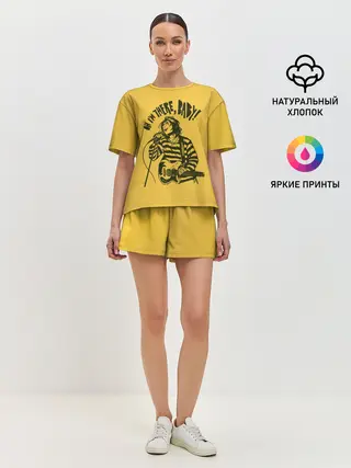 Женская пижама с шортами / Я тут, детка