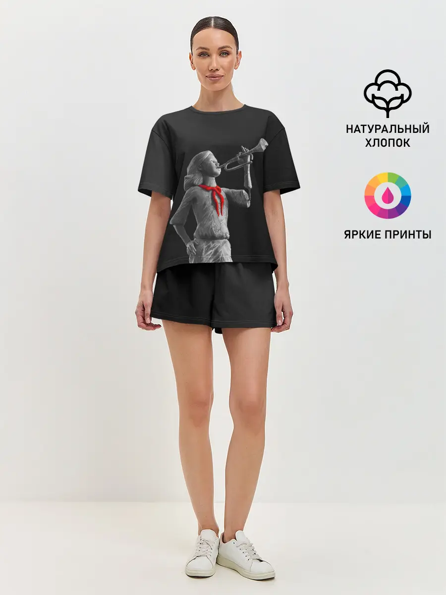 Женская пижама с шортами / Пищеблок