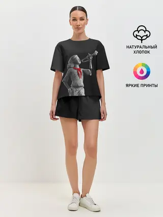 Женская пижама с шортами / Пищеблок