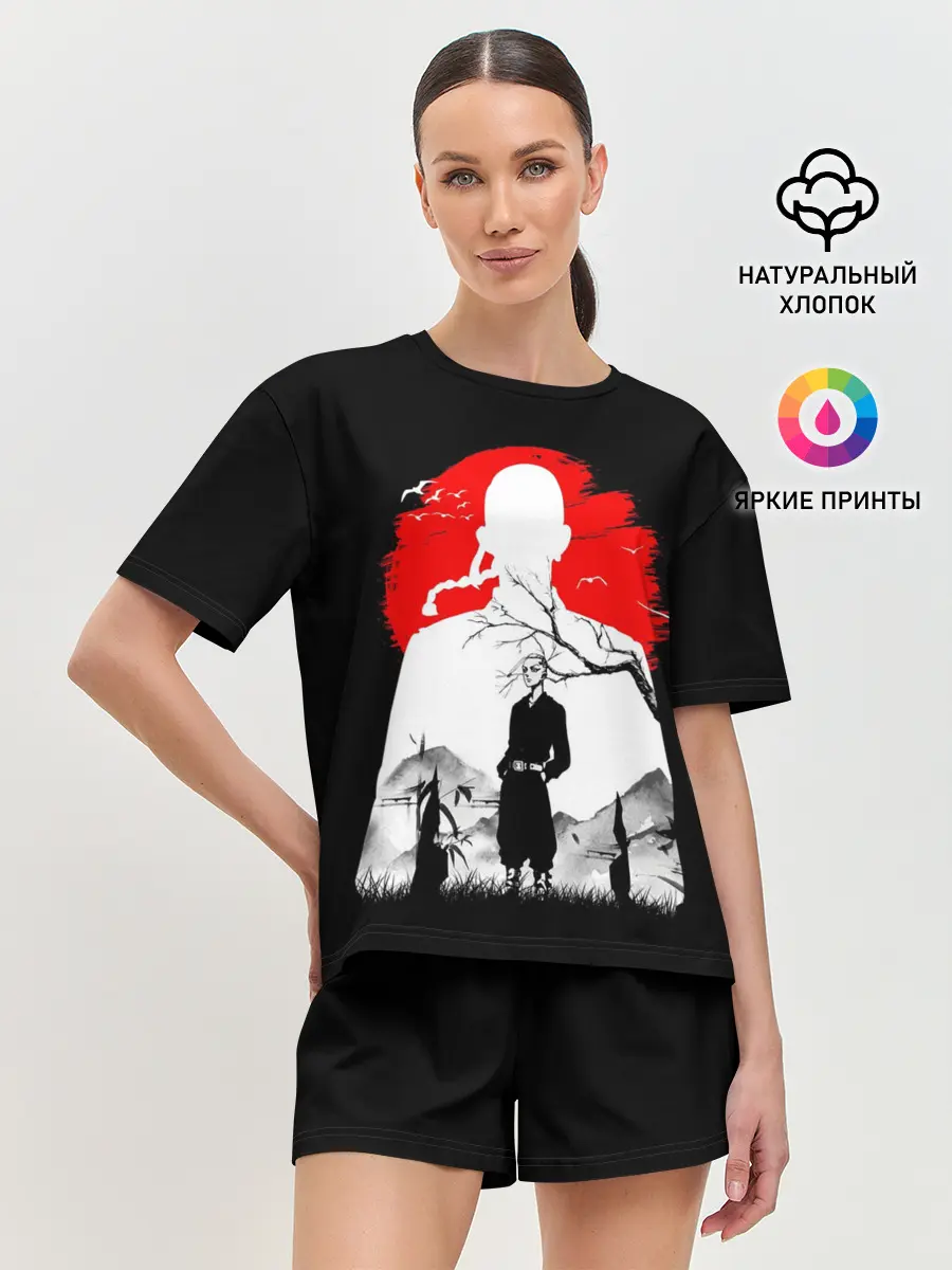 Женская пижама с шортами / Кэн Рюгудзи Токийские мстители