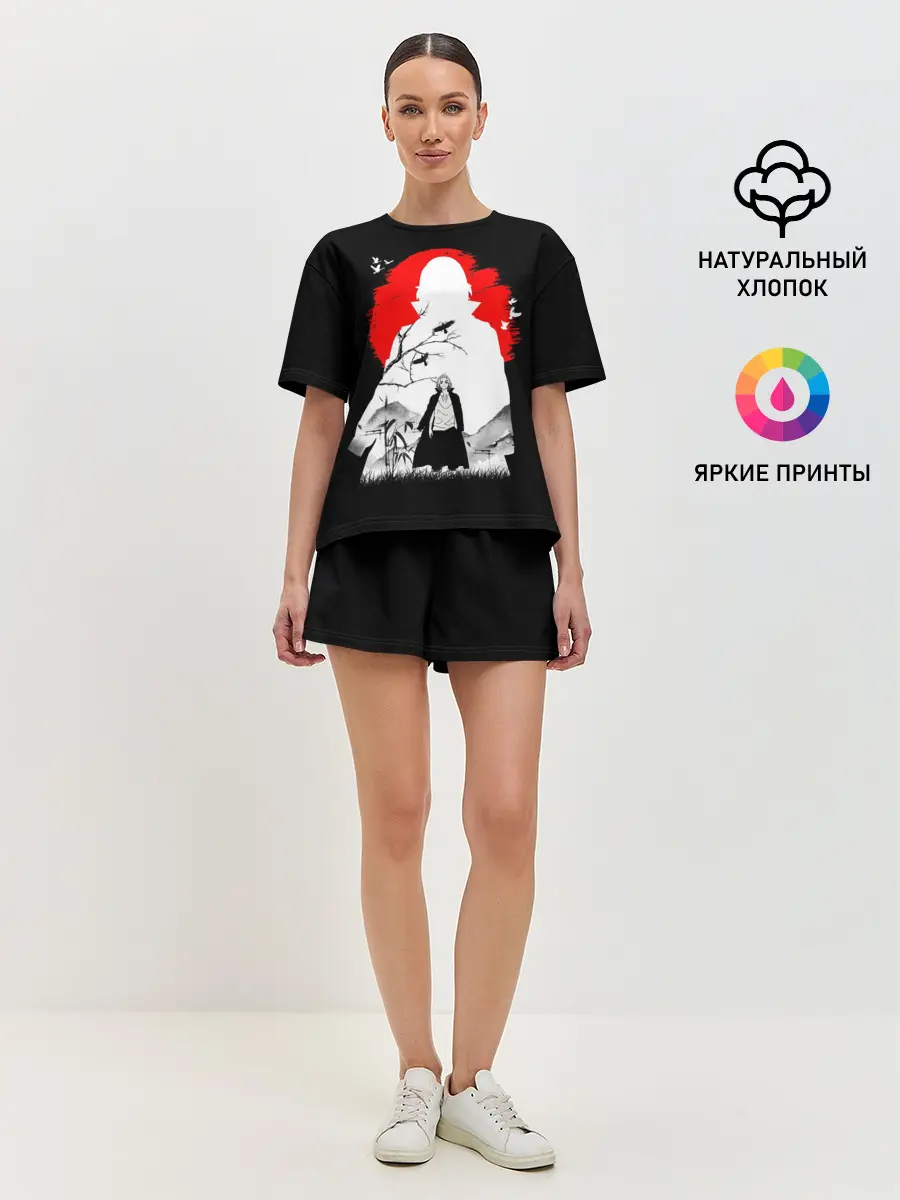 Женская пижама с шортами / MIkki токийские мстители микки