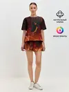 Женская пижама с шортами / ОГНЕНЫЙ ВОЛК, 3d