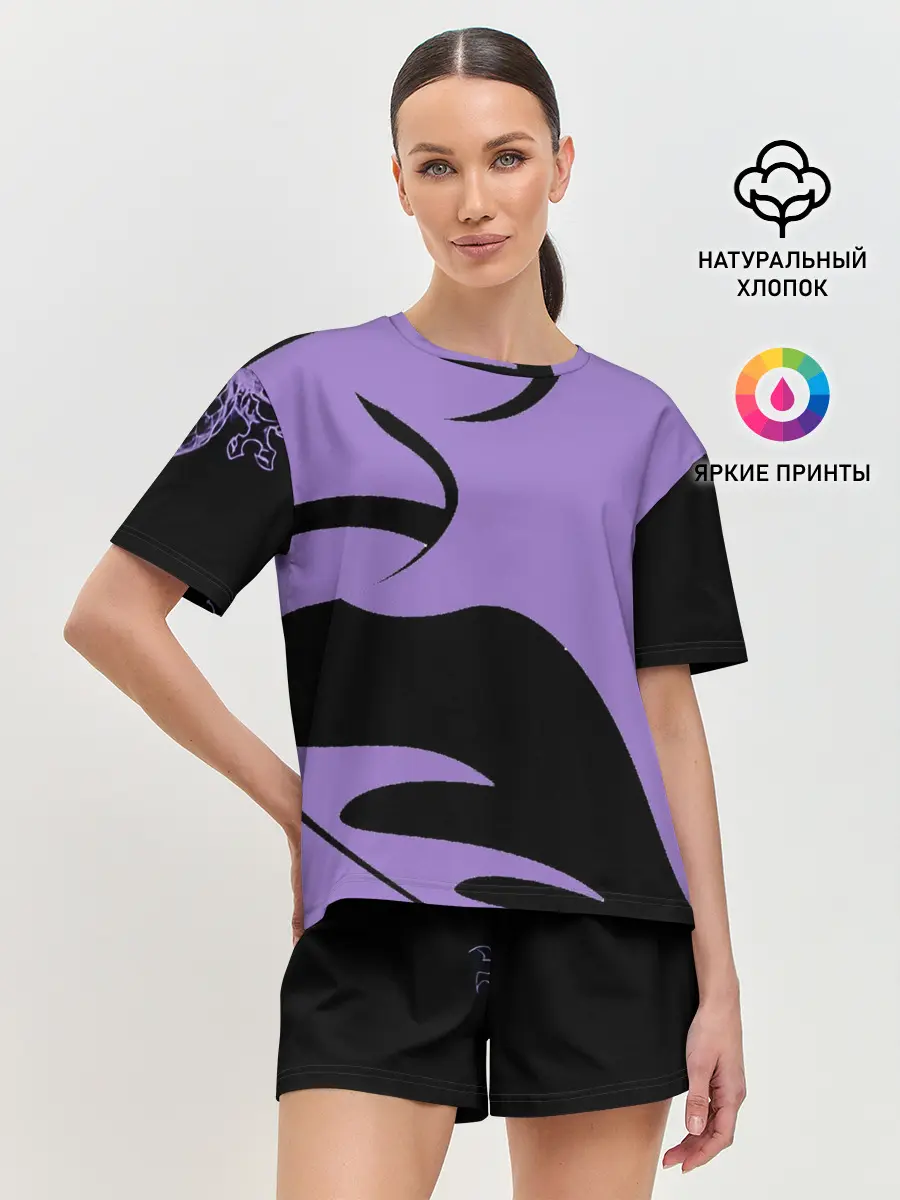 Женская пижама с шортами / Дракон