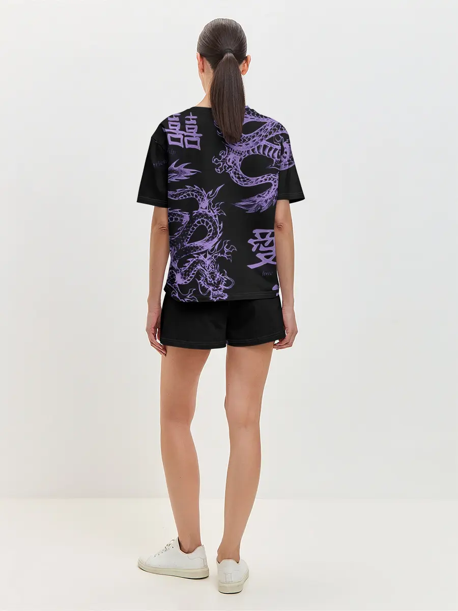 Женская пижама с шортами / Дракон