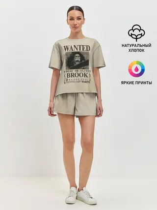 Женская пижама с шортами / Брук в розыске | One Piece