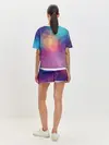 Женская пижама с шортами / Цветные полигоны - Градиент