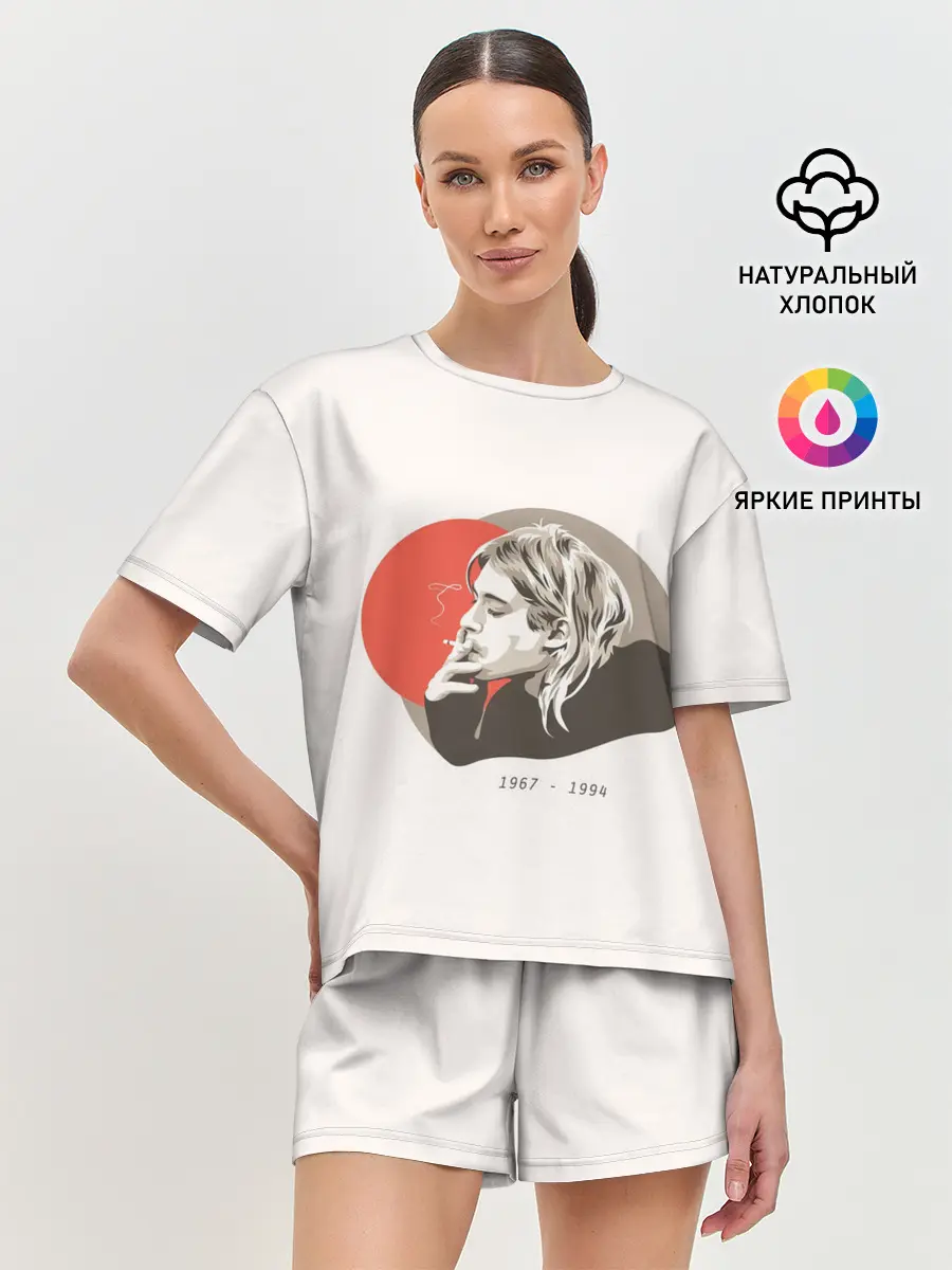 Женская пижама с шортами / Арт Курт