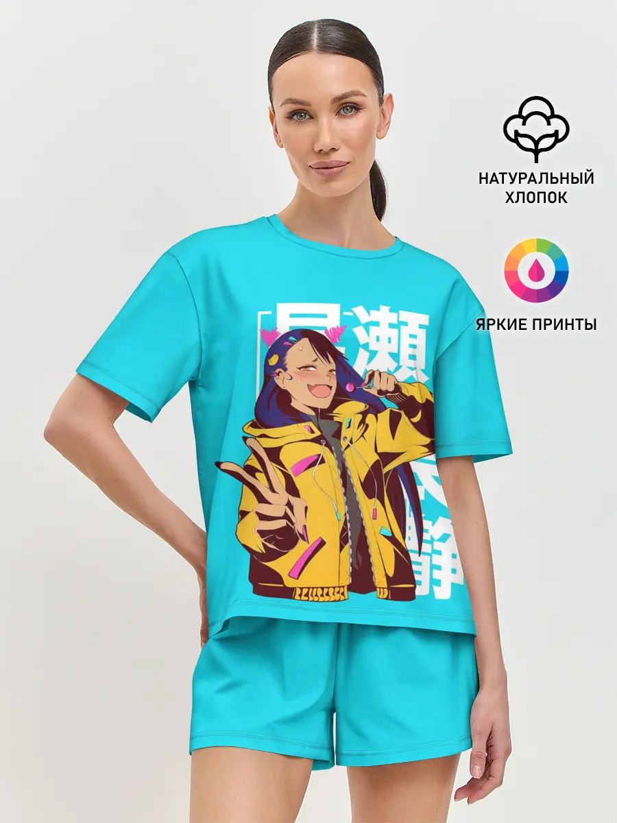 Женская пижама с шортами / Нагаторо-сан