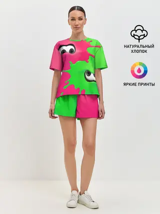 Женская пижама с шортами / Splatoon
