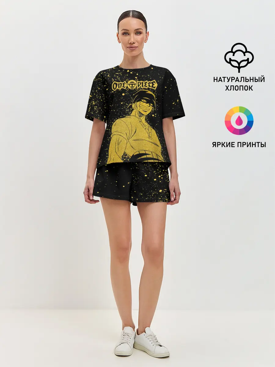 Женская пижама с шортами / Ророноа Зоро | One Piece. Большой куш