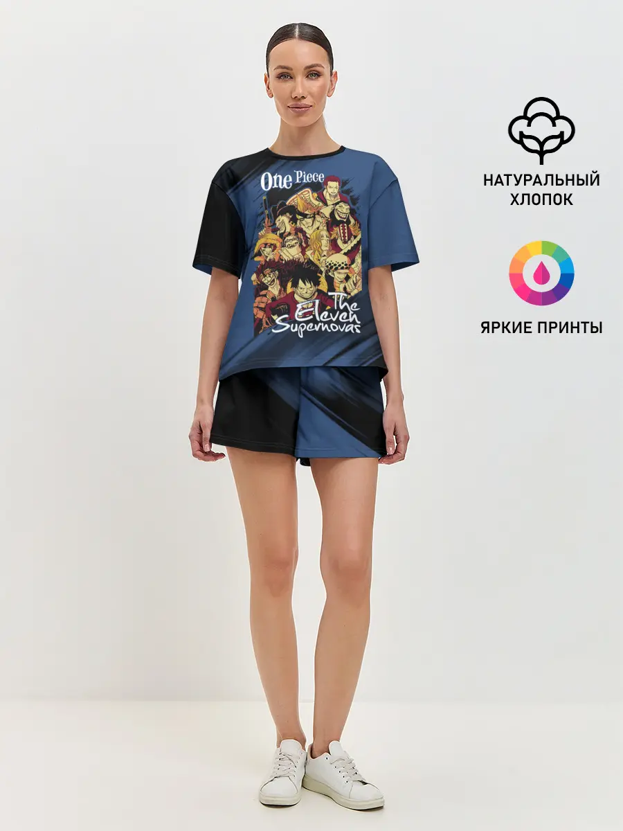Женская пижама с шортами / One Piece | The Eleven Supernovas