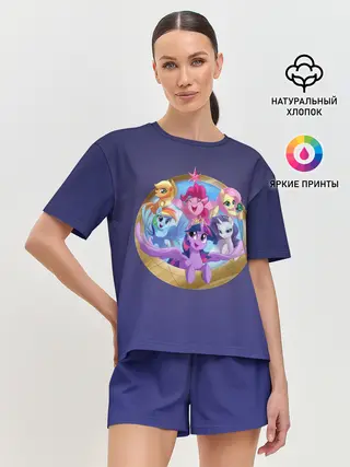 Женская пижама с шортами / Pony team