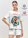 Женская пижама с шортами / Дракон Манки Д. Луффи | One Piece