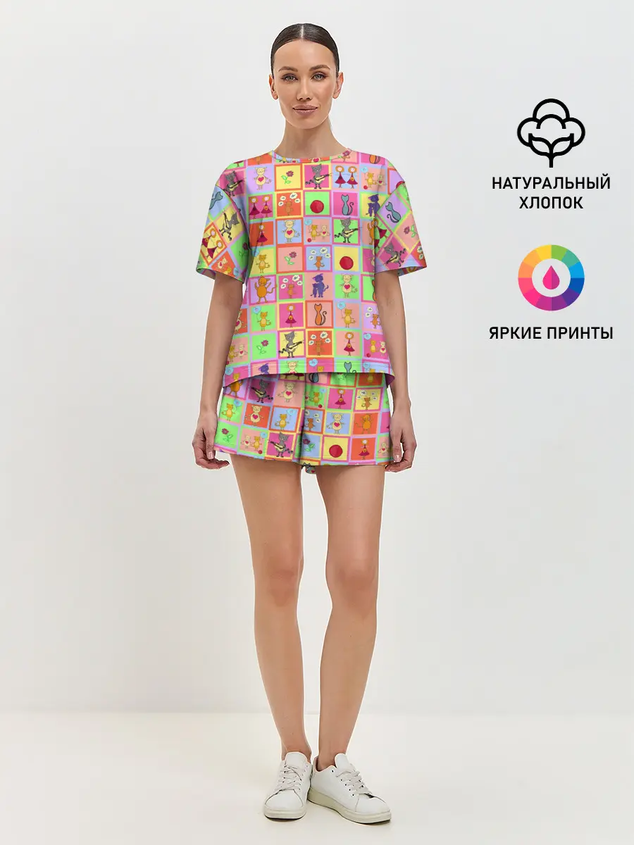 Женская пижама с шортами / Хороший день